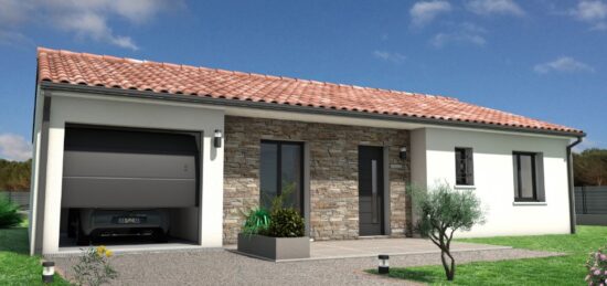 Maison neuve à Lasserre, Occitanie