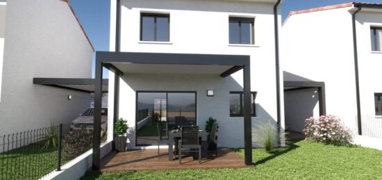 Plan de maison Surface terrain 95 m2 - 5 pièces - 4  chambres -  sans garage 