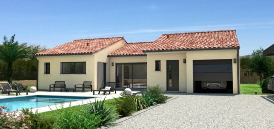 Maison neuve à Sainte-Eulalie, Occitanie