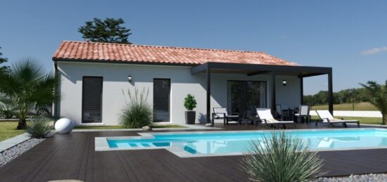 Maison neuve à Aussillon, Occitanie