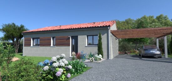 Maison neuve à Lagrave, Occitanie