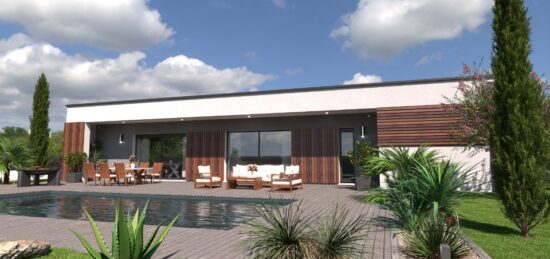 Maison neuve à Brens, Occitanie